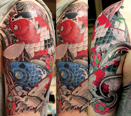 Kevin Bledsoe - Koi Fish Sleeve